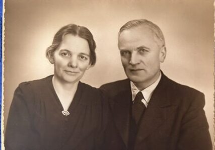 Instrumentmager Georg Jensen (1894-1981) og Marie Jensen (1883-1979), København, ca 1930