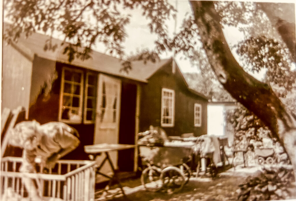Per Palmkvist Knudsen kolonihave i Emdrup, Emdruphøj 70 Fotograferet 1960