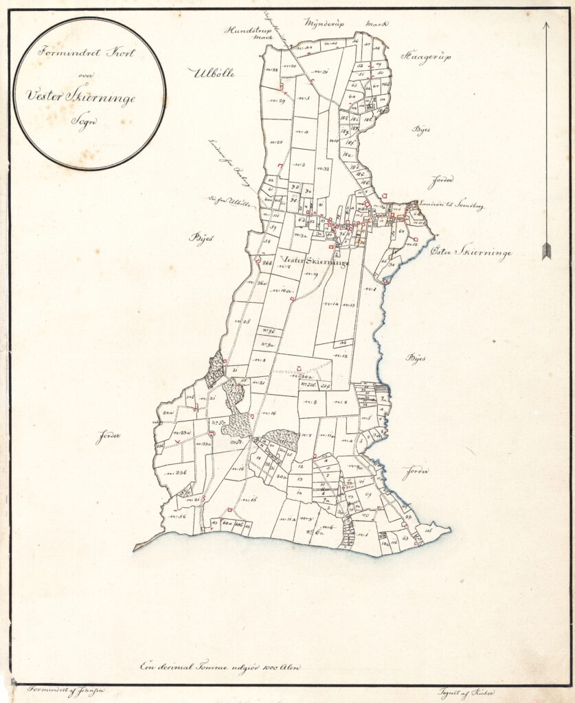Matrikler i Vester Skerninge sogn 1816 - 1866