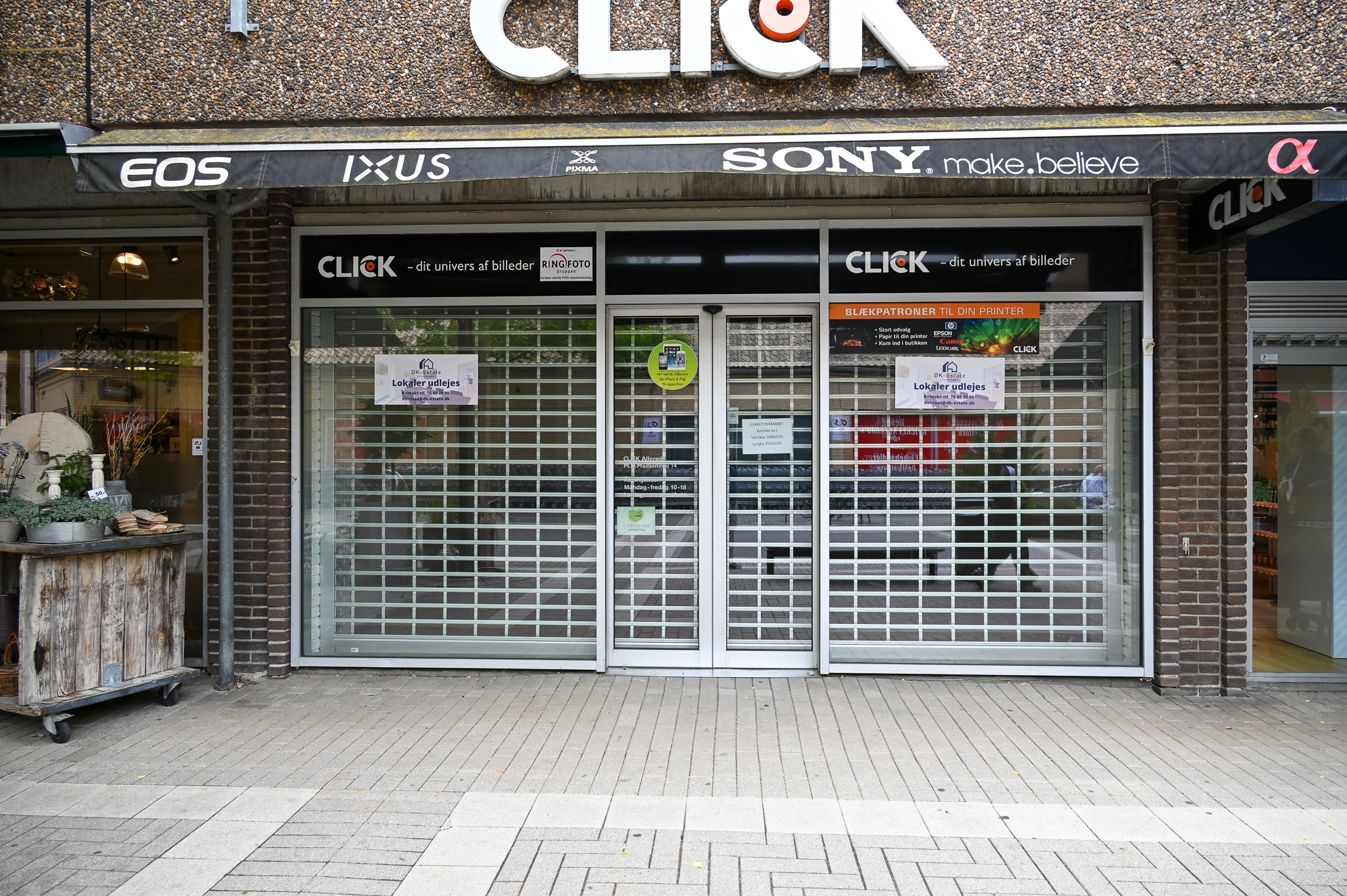 Click i Allerød lukket